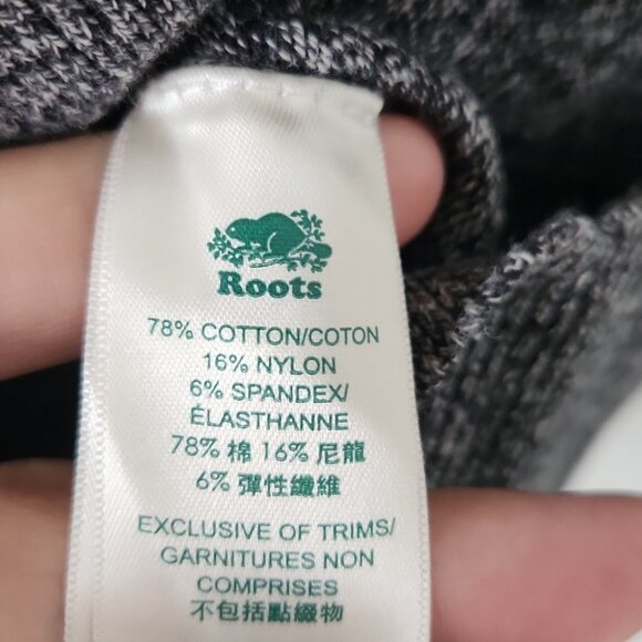 ROOTS | Cabin Sweater Dress. Grey. stretch. Size  XS. - Picture 5 of 5